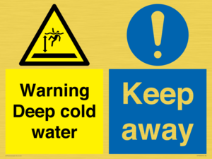 Warning Deep cold water Keep away